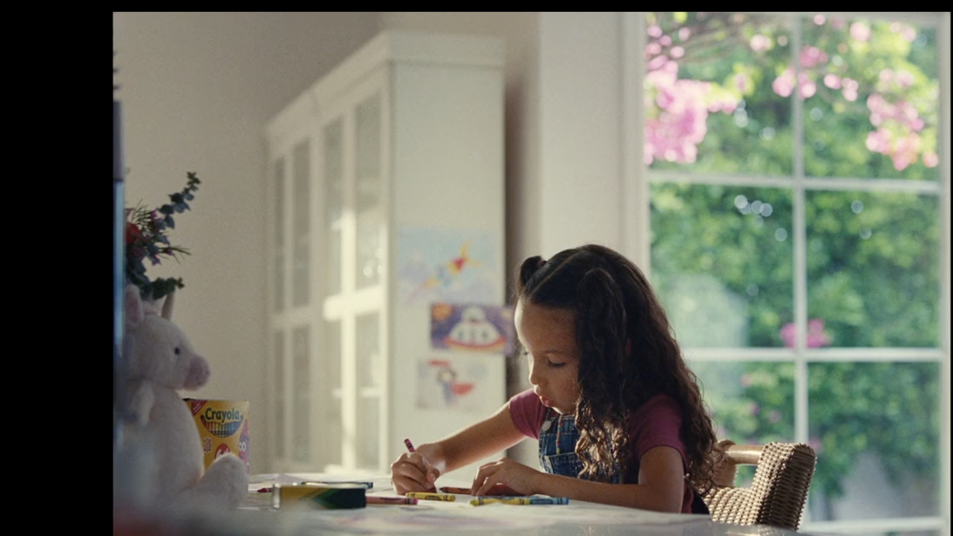 Crayola x Sandisk Coming Home girl drawing at table thumbnail