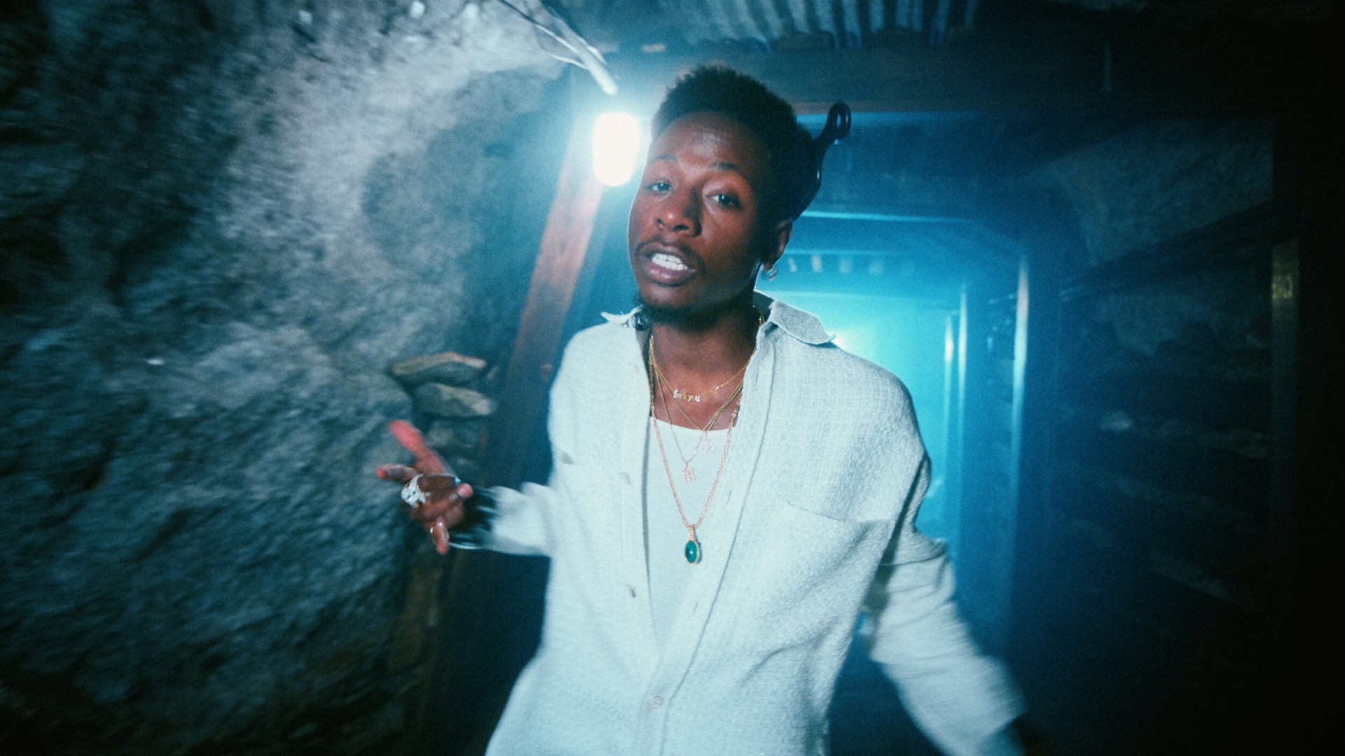 Phony Ppl x Joey Badass On My Shit blue tunnel thumbnail